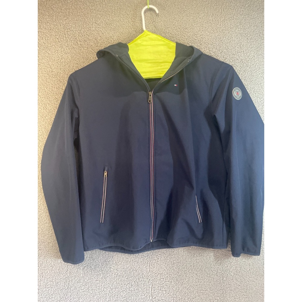 Vintage Tommy Hilfiger Jacket Adult 2XL Blueโ Full Zip Casual